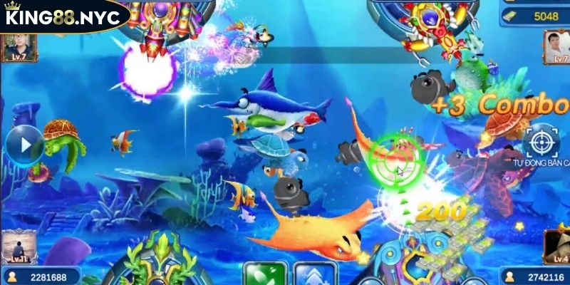 Đánh Cá Vui Vẻ King88 Thế Giới Săn Cá Trực Tuyến Hấp Dẫn 2 Khám phá thế giới đại dương cùng đánh cá vui vẻ King88