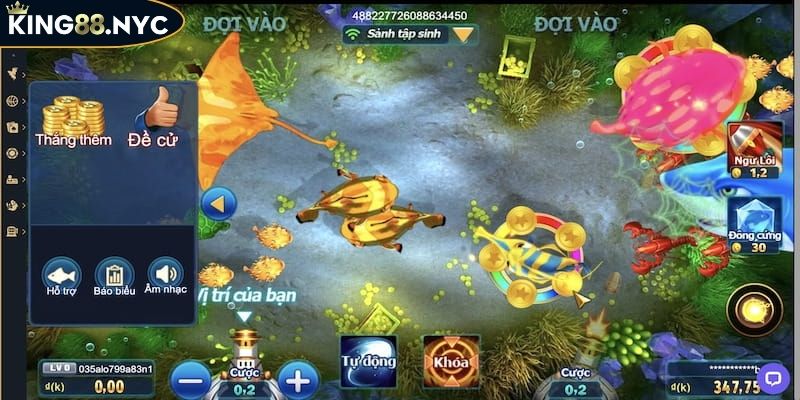 Đánh Cá Vui Vẻ King88 Thế Giới Săn Cá Trực Tuyến Hấp Dẫn 3 Thiết kế giao diện tuyệt đỉnh